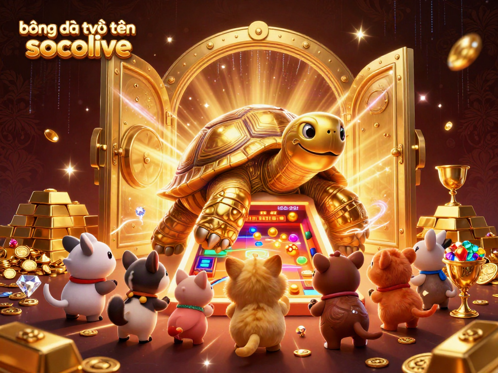 Experience bóng đá trực tuyến socolive in a vibrant, dynamic 3D casino scene brimming with engaging elements.